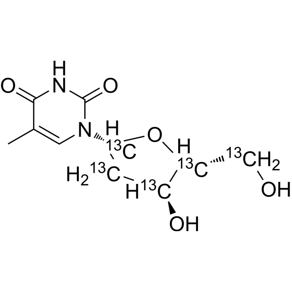 Thymidine-13C5 156968-81-9